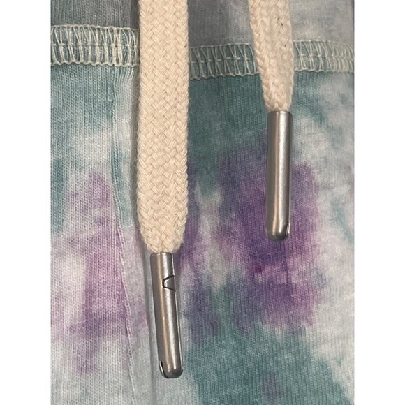 JOHN ELLIOTT Reconstructed Tie Dye Shorts in Mineral & Opal 2 Medium New Womens - Picture 9 of 15